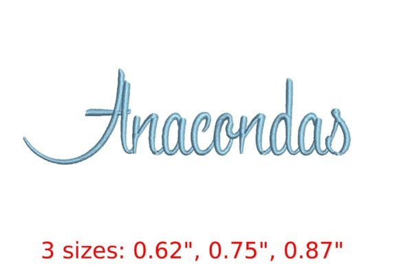 Anacondas Font: Wild & Worthy for Handmade Goods