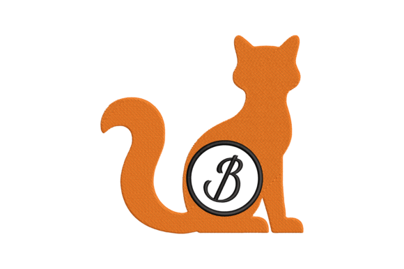 Cat Letter B: A Charming, Practical Embroidery Design for Real Projects