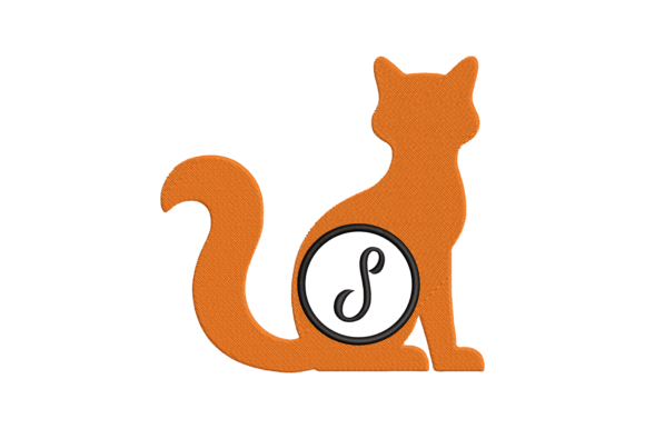 Cat Letter S: A Craft Fair-Ready Embroidery Design