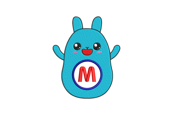 Cute Rabbit Letter M Review