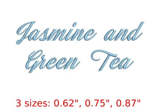 Jasmine and Green Tea Font