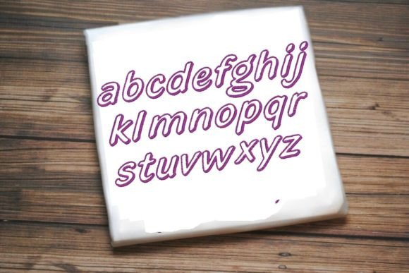 Letter from a to Z in Lowercase