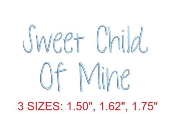 Sweet Child of Mine Font